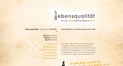 Desktop Screenshot of lebensqualitaet.at